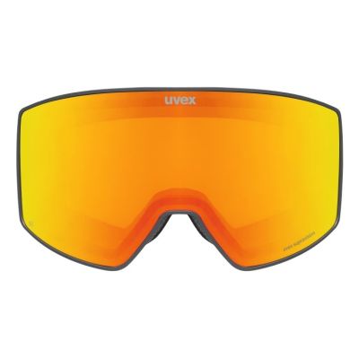 2. Uvex Skibrille scenic FM gogle do sportów zimowych Czarny Mężczyźni Czerwony Soczewka sferyczna