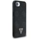 4. Etui Guess Grained Hot Stamp Peony Triangle Logo MagSafe na iPhone 16e - czarne