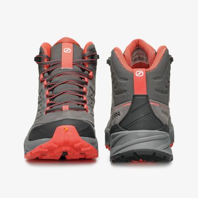 3. Buty turystyczne damskie Scarpa Rush 2 Pro Mid GTX - titanium/coral