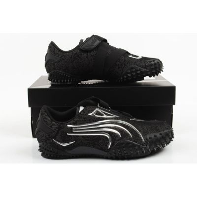 9. Puma buty damskie sportowe Mostro Metallic czarne na rzep modne