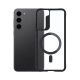 4. Etui 3mk Satin Armor MagCase z MagSafe na Samsung Galaxy S23+ - przezroczyste z czarną ramką