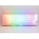 9. Klawiatura Ducky One 3 Aura White SF Gaming USB QWERTY Amerykański międzynarodowy Biały