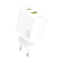 Ładowarka Dudao A26T GaN 25W USB-A, USB-C - biała
