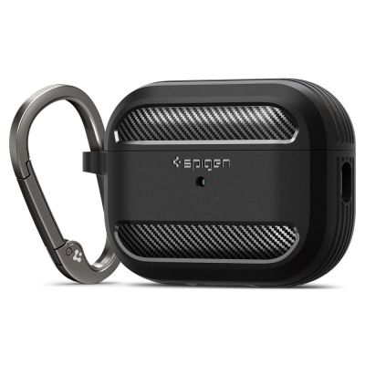 19. Etui Spigen Rugged Armor na Apple AirPods Pro 1 / 2 - czarny mat
