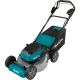 4. Makita DLM532PT4 kosiarka Kosiarka do trawnika typu push Bateria Czarny, Niebieski