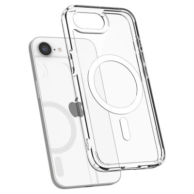 6. Etui Spigen Ultra Hybrid MagSafe na iPhone 16e / 17e - przezroczyste