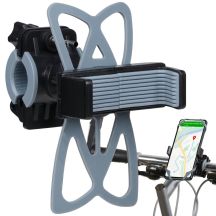 UCHWYT ROWEROWY NA TELEFON DUNLOP OBRACANY SZARY