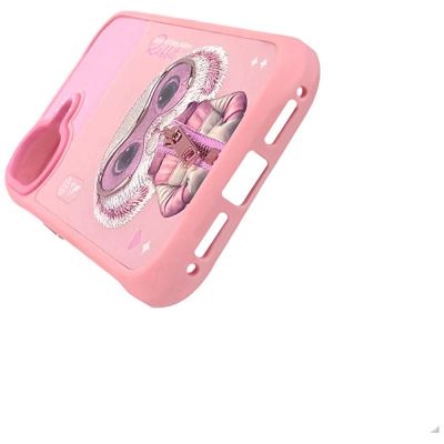 3. Etui Nimmy Cool&Cute 2.0 Rabbit na iPhone 17 - różowe