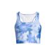 Top do ćwiczeń CASALL Blossom Square Neck Sports Top niebieski