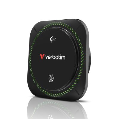 7. Verbatim Charge 'n' Drive Qi2 RGB Smartfon Czarny USB Bezprzewodowe ładowanie Szybkie ładowanie Automatyczna