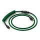 7. Glorious Gaming GLO-KB-ACC-CBL-COIL-FGRN kabel klawiatury/myszy Zielony 1,4 m