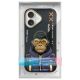 12. Etui Nimmy Cool&Cute 2.0 Monkey na iPhone 16 - czarne