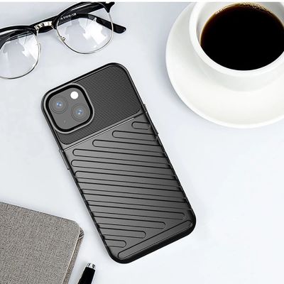 13. Thunder Case elastyczne pancerne etui pokrowiec iPhone 13 mini czarny