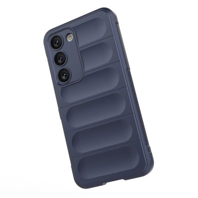 15. Magic Shield Case etui do Samsung Galaxy S23+ elastyczny pancerny pokrowiec niebieskie