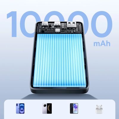 10. Powerbank Baseus EnerFill FP21 10000mAh 22.5W USB-A - USB-C - czarny