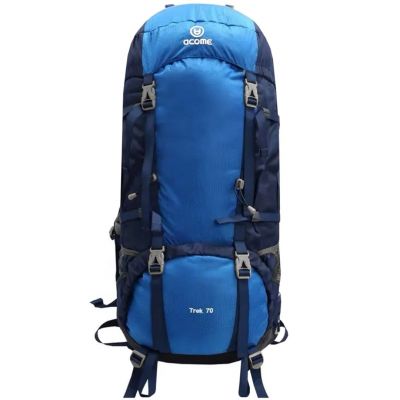 2. Plecak turystyczny Acome Trek 70L niebieski