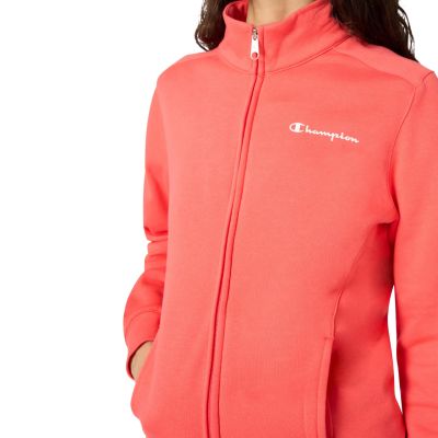 4. Dres damski Champion Full Zip Suit pomarańczowo-granatowy 118289 RS073