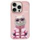 Etui Nimmy Cool&Cute 2.0 Cat na iPhone 16 Pro - różowe