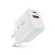 2. Ładowarka sieciowa Tech-Protect NCA20 PD 20W QC3.0 USB-A / USB-C- biała