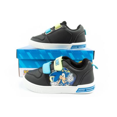 19. Leomil Sonic buty sportowe dziecięce sneakersy lekkie na rzep czarne