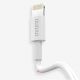 2. Dudao przewód kabel USB / Lightning 3A 1m biały (L1L white)