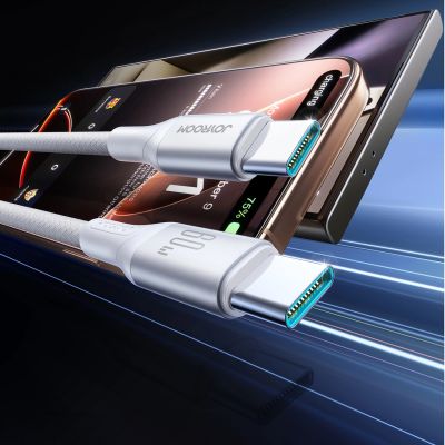 2. Kabel Joyroom S-A28 Flash Series 60W USB-C - USB-C 2m - biały
