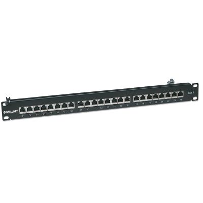 2. Intellinet Patch panel 19'' 24 porty STP kat. 6 czarny