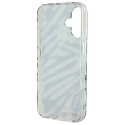 6. Etui Karl Lagerfeld IML Zebra Pattern & Cord na iPhone 16 - czarne