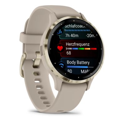 25. Zegarek Garmin Venu 3S 41mm Beżowy