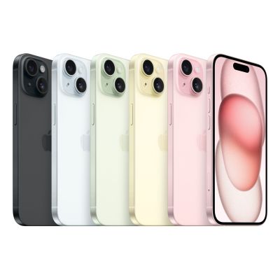 5. Jabłko | iPhone'a 15 | | 6.1 " | Technologia Super Retina XDR | 2556 x 1179 pikseli | A16 Bioniczny | Wewnętrzna pamięć RAM 6 GB | 128 GB | Dwie karty SIM | Sieć 4G | Rozdzielczość głównego aparatu 48+12 MP | Rozdzielczość drugiego aparatu: 12 MP | U