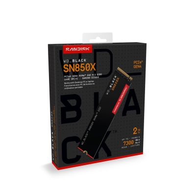 8. Dysk SSD WD Black SN850X WDS200T2X0E (2 TB ; M.2; PCIe NVMe 4.0 x4)