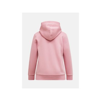 2. Bluza juniorska PEAK PERFORMANCE Jr Original Small Logo Hood kolor różowy