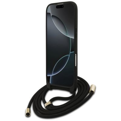 4. Etui Guess 4G Big Logo Cord Stap Crossbody na iPhone Air - czarne