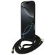 4. Etui Guess 4G Big Logo Cord Stap Crossbody na iPhone Air - czarne