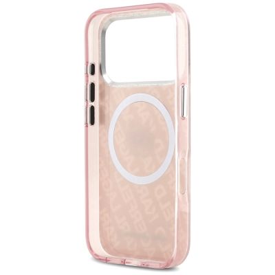 7. Etui Karl Lagerfeld IML Choupette Head Logo MagSafe na iPhone 17 Pro Max - różowe