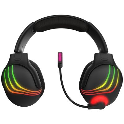 9. PDP 049-032-BK słuchawki/zestaw słuchawkowy Bezprzewodowy Opaska na głowę Gaming Bluetooth Czarny