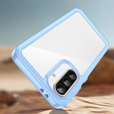 3. Etui Outer Space Case do Samsung Galaxy A56 pokrowiec z elastyczną ramką - niebieskie