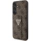 2. Etui Guess Grip Stand 4G Triangle Strass na Samsung Galaxy S24 - brązowe