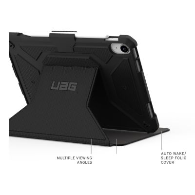 3. UAG Metropolis Tact Armr - obudowa ochronna z uchwytem do Apple Pencil do iPad 10.9" 10 generacja / 11" (A16) (black)