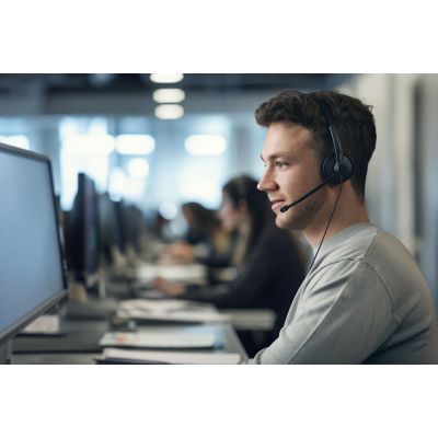 3. Słuchawki nauszne przewodowe EPOS IMPACT 100 MS Stereo USB-C + USB-A