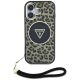 2. Etui Guess HC IML Leopard Triangle Cord Strap MagSafe do iPhone 16  - brązowe