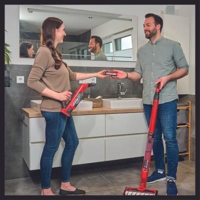 3. Einhell CLEANEXXO mop 400 ml Mokry Czerwony