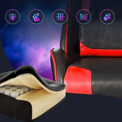 14. Extralink Gaming | Fotel gamingowy | biurowy, obrotowy, kubełkowy, czarno-czerwony, G-522