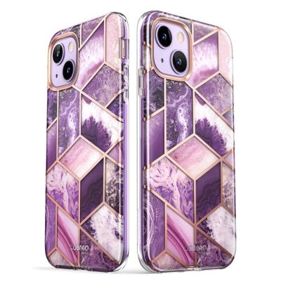 9. Etui Supcase Cosmo na iPhone 14 Plus - różowy marmur