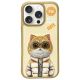 Etui Nimmy Cool&Cute 2.0 Cat na iPhone 16 Pro Max - zielone
