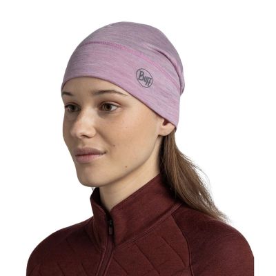 3. Czapka BUFF MERINO LIGHTWEIGHT BEANIE SOLID PANSY