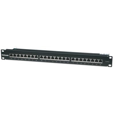 8. Intellinet Patch panel 19'' 24 porty STP kat. 6 czarny