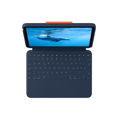 10. Logitech 920-011191 klawiatura do urządzeń mobilnych Smart Connector Niebieski