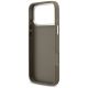 7. Etui Guess Grained Big 4G Classic Logo na iPhone 17 Pro Max - brązowe