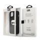 8. Etui Karl Lagerfeld Leather Ikonik Karl's Head Metal na iPhone 13 mini - czarne